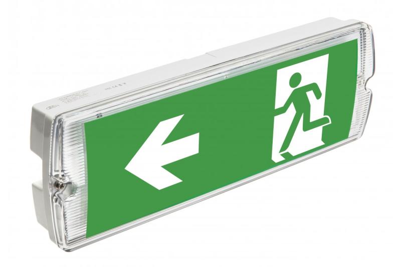 Nouzové svítidlo LED SAHER-3 LED DUO, 3W, 300lm, AC220-240V, 50-60Hz, IP65, 3h, 6400K 1208963123