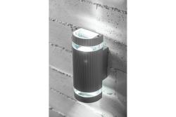 Decoreer wandarmatuur met twee richtingen SILVA GU10 MAX 2x50W IP54 AC220-240V 50/60Hz šedá. 1208963136