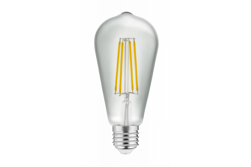 LED světlo, FILAMENT, ST64, 3000K, E27, 6W, 600Im, AC220-240V/ 50-60Hz, RA>80, 360° 1208963175