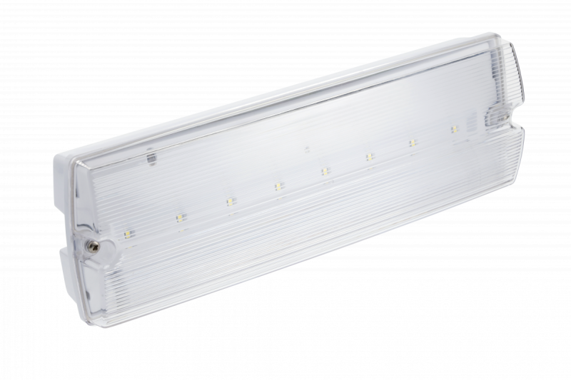 Nouzové svítidlo TERNO-1 LED, 3W, 250lm, AC220-240V, 50-60Hz, IP65, 1h, 6400K, dvojúčelové, tlačítko TEST 1208963197