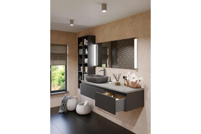 Decor Zita LED svítidlo s vypínačem 600mm 15W AC220-240V 50/60Hz 4000K IP44 RA >80 1200lm Bílá 1208963291