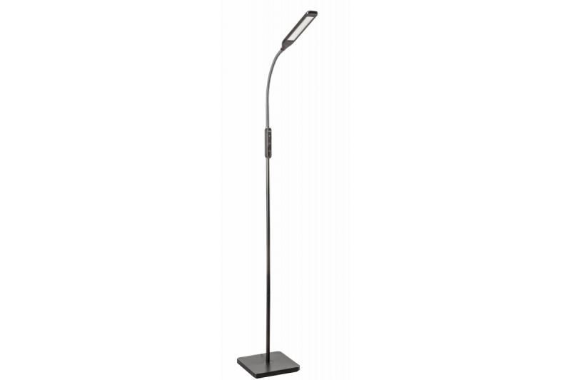 Decor Podlahová lampa Vasalia 8W 450lm AC220-240V 4-CCT 5-krokový stmívač časovač45' PF>0,5 RA>80 Černá 1208963348