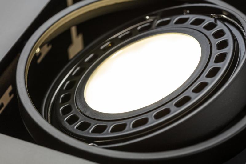 Decor PIREO stropní svítidlo vestavné JEDNODUCHÉ černá/černá 1208963774