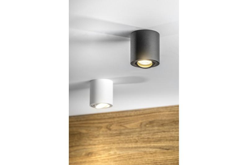 Dekor Stropní svítidlo AVEIRO hliník 80x85mm IP20 max 20W kulaté bílé. 1208963831