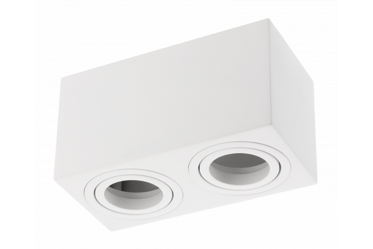 Decor Stropní svítidlo AVEIRO DUO BIS hliník 160x80x85mm IP20 max 20W*2 čtvercové černé. 1208963832