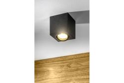Dekor Stropní svítidlo AVEIRO BIS hliník 80x80x90mm IP20 max 20W čtvercový černý. 1208963836