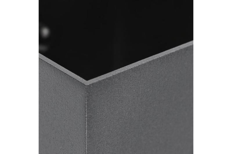 Dekorativní nástěnné svítidlo CAMPIONE hliník G9 IP20 max. 40W IP20 čtvercové černé. 1208963849