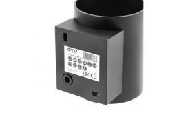 Dekorativní nástěnné svítidlo CAMPIONE hliník G9 IP20 max. 40W IP20 kulaté černé. 1208963851