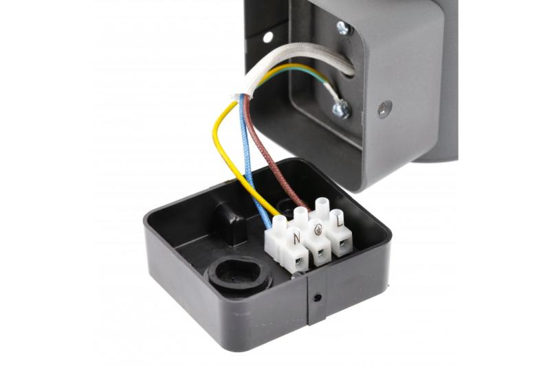 Decor Tuinarmatuur CORTA-AU E27 MAX.25W IP44 AC220-240V 50-60Hz horní přímé nástěnné svítidlo antracit. 1208963857