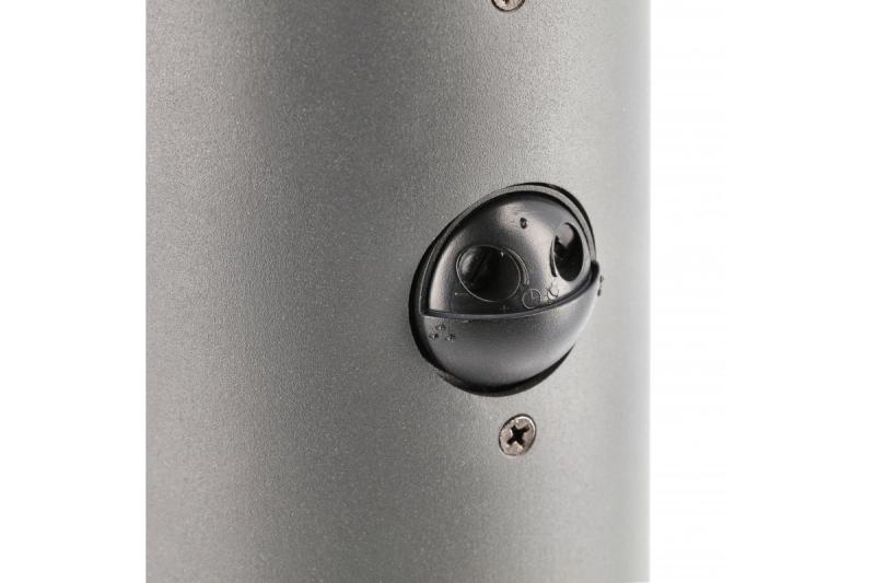 Decorační zahradní svítidlo CORTA-P PIR 40 E27 MAX.25W IP44 AC220-240V 50-60Hz sloup grafit. 1208963862