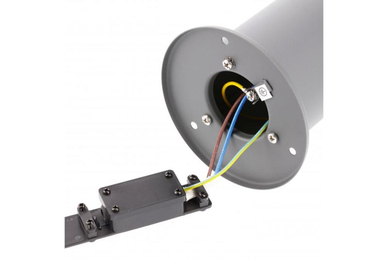 Tuindecoratiearmatuur CORTA-P 80 E27 MAX.25W IP44 AC220-240V 50-60Hz paal antraciet. 1208963863