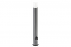 Decor CORTA-P 80 zahradní lampa E27 MAX.25W IP44 AC220-240V 50-60Hz zásuvka max. 3000W sloup grafit. 1208963864