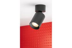 Dekor Stropní svítidlo FARGO hliník 70x160mm IP20 max 20W kulaté černé. 1208963876