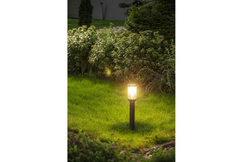 Dekorativní zahradní lampa KERTA-P 50 E27 MAX.12W IP44 AC220-240V 50-60Hz sloupek grafit 1208963907