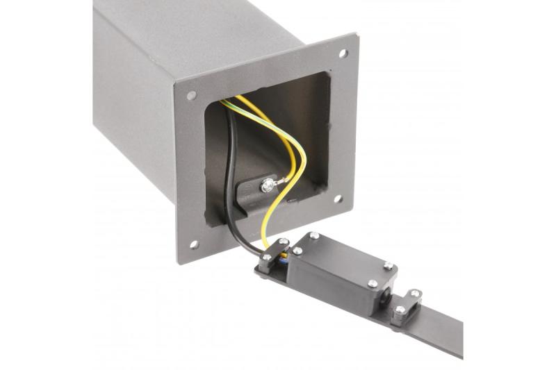 Dekorativní zahradní svítidlo LARGO-P PIR 50 E27 MAX.15W IP44 AC220-240V 50-60Hz sloup grafit. 1208963920