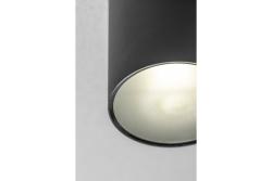 Dekor Stropní svítidlo LENTO alum 100x130 IP54 MAX.35W kulaté grafit. 1208963924