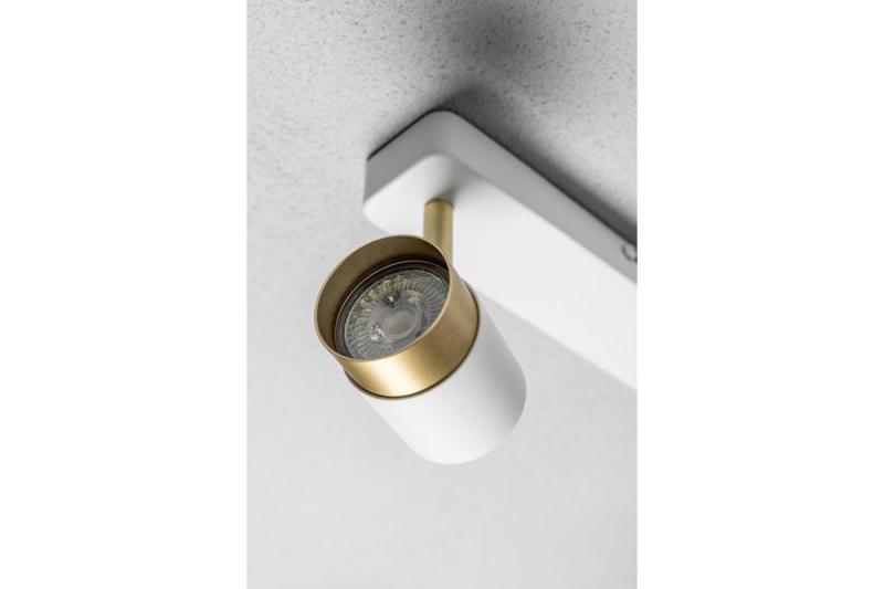 Dekor Stropní svítidlo ORIO hliník 24.0x5.5x14.0 IP20 2*GU10 max. 50W kulaté bílé. 1208963964