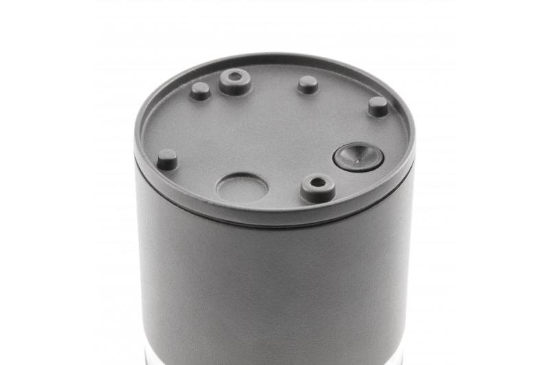 Decorační stropní svítidlo RIVEN hliníkové 102x120 IP54 MAX.35W kulaté grafitové. 1208963984