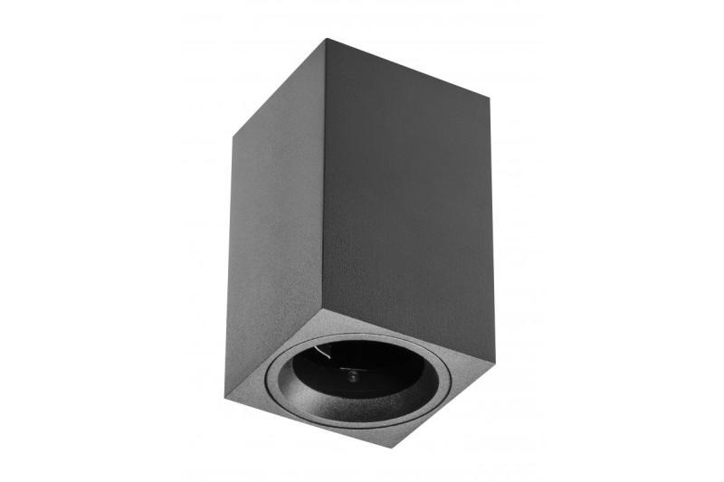 Decorlamp oppervlak gemonteerd SENSA MINI aluminium 70x70x115 IP20 max 50W čtvercové černé pouzdro. 1208964015