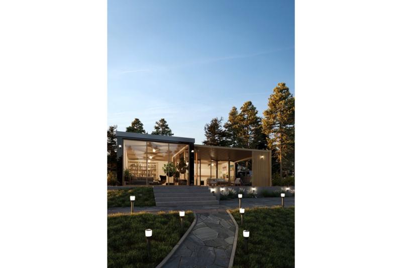 Světlomet pro zahradní dekoraci TORO-P 80 E27 MAX.15W IP54 AC220-240V 50-60Hz černý sloup. 1208964025