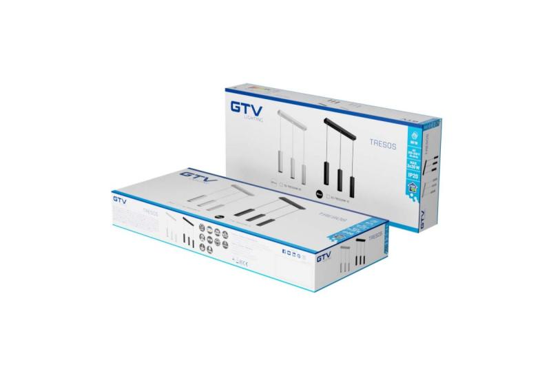 Dekor TRESOS závěsná lampa 3xGU10 hliník IP20 max. 3x20W 1208964028