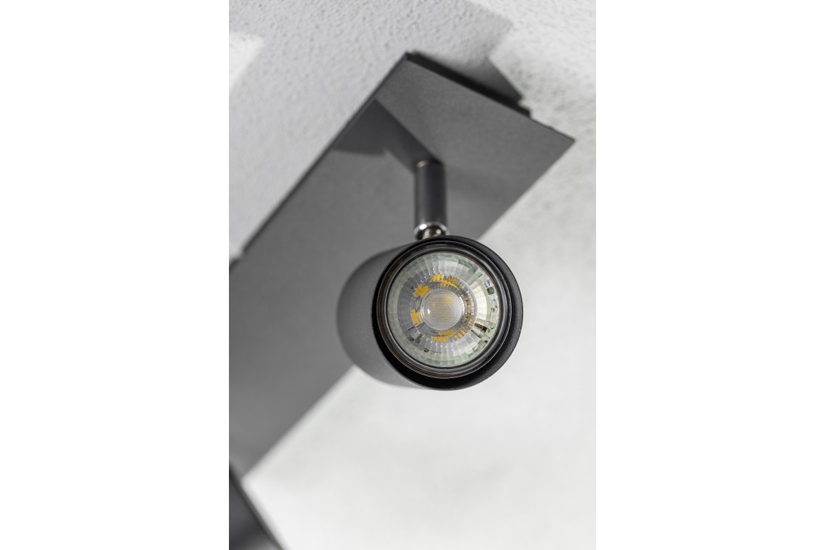 Decorační stropní svítidlo VENETO IP20 max. 20W 3 x GU10 kulaté černé. 1208964040