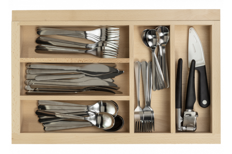 Decor Cutle Příborníky Nastavitelný držák na příbory Barva Buk 1208966290