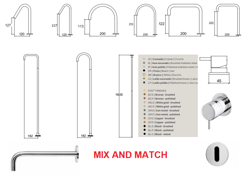 Waterevolution Flow vestavěná umyvadlová baterie s infračerveným senzorem na baterie, kartáčovaná měď T118EBCPE