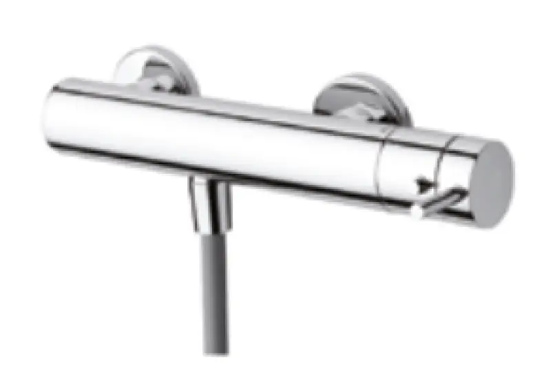 Waterevolution Flow sprchový termostat s sprchovým setem PVD světle zlatá T140TWGE