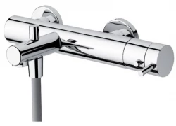Waterevolution Flow vanová termostatická baterie s ruční sprchovou sadou PVD Světlé zlato T130TWGE