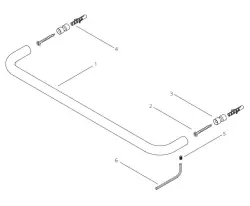 Waterevolution flow držák na ručníky 60 cm měď A112CPE
