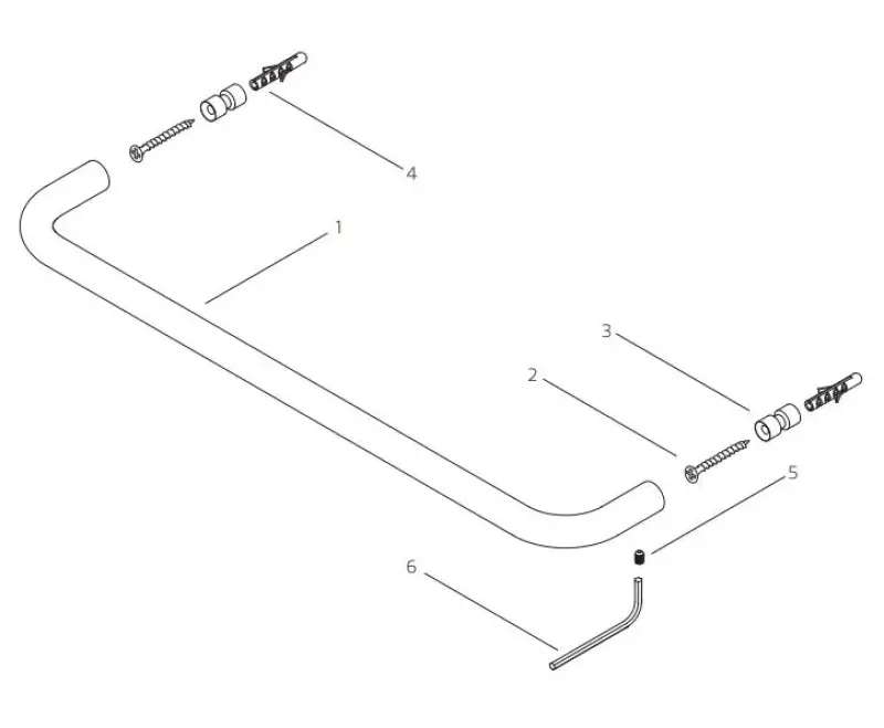 Waterevolution flow držák na ručníky 60 cm měď A112CPE