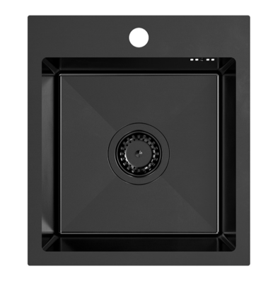 Quadri Dixton 40 set met zwarte rvs spoelbak met nano pvd 400x450 mm met kraangat opbouw en Quadri Bristol keukenkraan

Quadri Dixton 40 sada s černým nerezovým dřezem s nano PVD 400x450 mm s