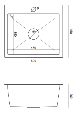Quadri Dixton 50 set met RVS spoelbak 500x450 mm met kraangat opbouw en RVS Coventry keukenkraan

Quadri Dixton 50 sada s nerezovým dřezem 500x450 mm s montážním otvorem pro baterii a nerezov