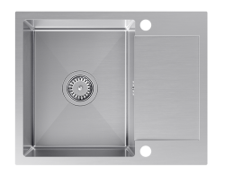 Quadri Dixton 80 Nerezový dřez 600x480 mm s odkapávačem oboustranný 1208967196
