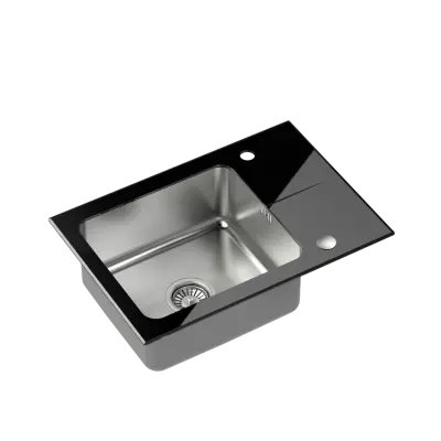 Quadri Glazz Set met keukenkraan en opbouw rvs spoelbak met zwarte glazen afdruipgedeelte 64x44cm omkeerbaar 1208967493

Quadri Glazz Sada s kuchyňskou baterií a vestavěným nerezovým dřezem s