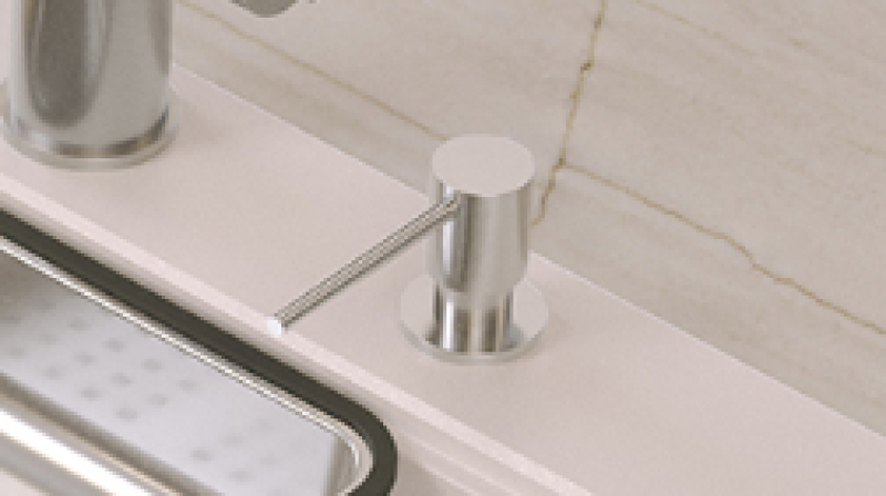 Quadri Luxor Vestavěný dávkovač mýdla z nerezové oceli, doplňování shora 1208967508