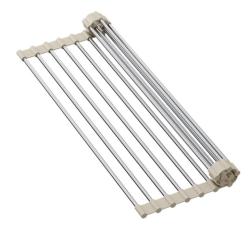 Quadri Rolmat 38x25cm nerezová ocel s béžovou úpravou do dřezu 1208967515