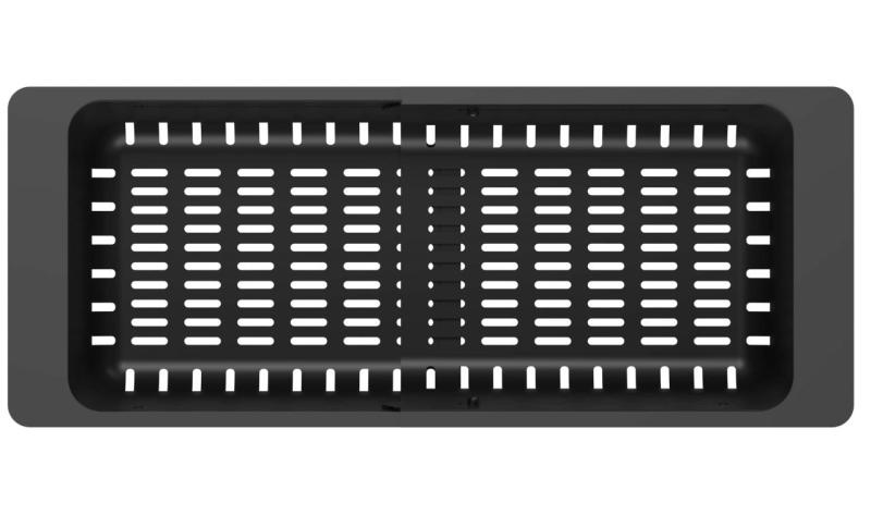 Quadri černý nastavitelný odkapávač 320/460 x 185 mm pro dřezy 1208967541.