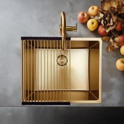 Pure.Sink Prestige rolmat dřez Zlatý PPGRM40-60