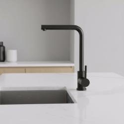 Pure.Sink Elite Steel Spark kuchyňská baterie Matná černá PS8040-10