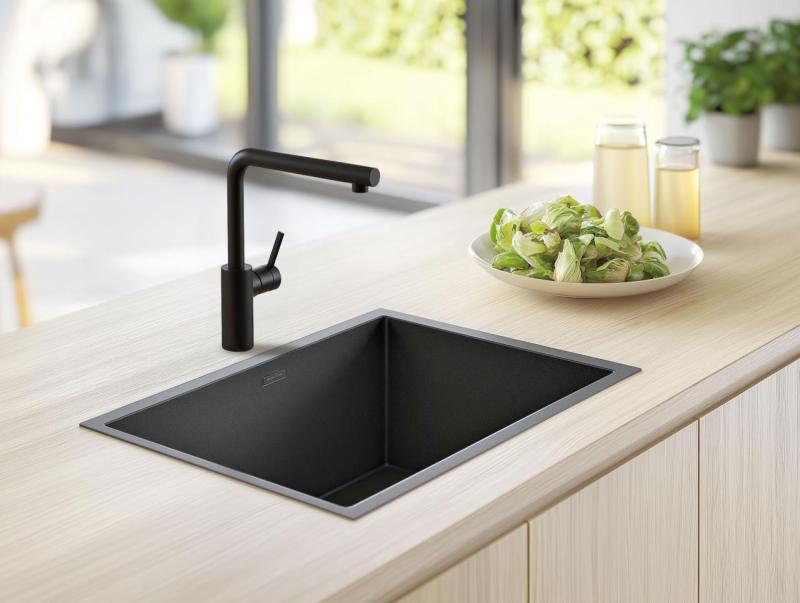 Pure.Sink Elite Steel Spark kuchyňská baterie Matná černá PS8040-10