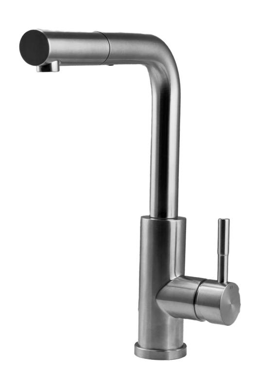 Pure.Sink Elite Steel Spark-S kuchyňská baterie z nerezové oceli s výsuvným výtokem PS8041-02