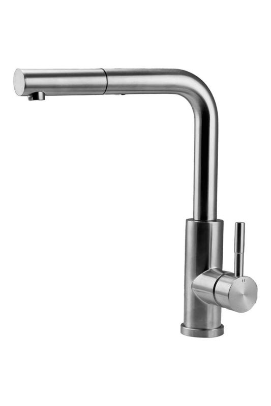 Pure.Sink Elite Steel Spark-S kuchyňská baterie z nerezové oceli s výsuvným výtokem PS8041-02
