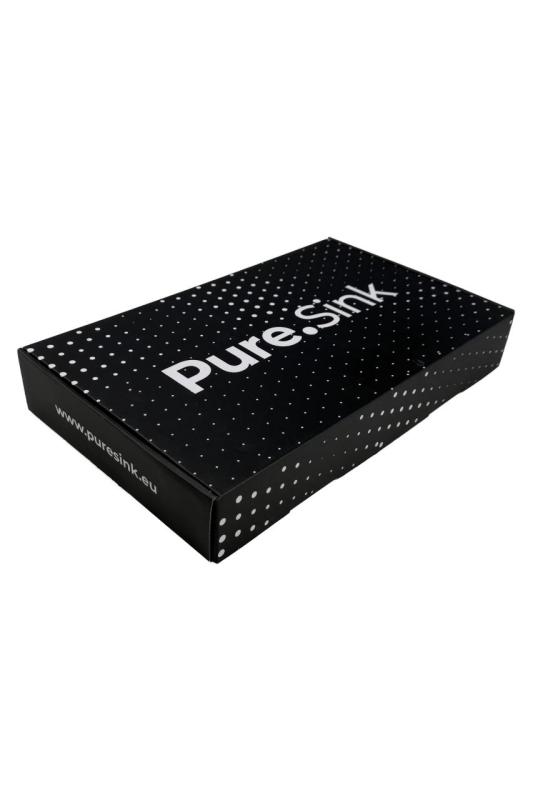 Pure.Sink Elite Steel Spark-S kuchyňská baterie Matná černá s výsuvnou hubicí PS8041-10