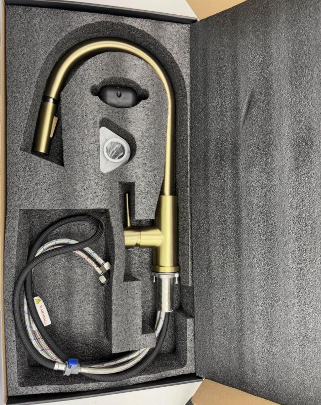 Pure.Sink Elite Steel Stream-S kuchyňská baterie Matná černá s výsuvným výtokem PS8045-10