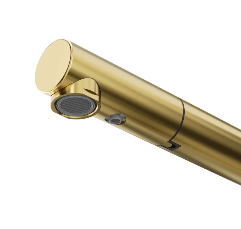 Quadri Ellesmere Kuchyňská baterie PVD Zlatá 3-cestná s přídavným připojením na filtrovanou vodu 1208967781