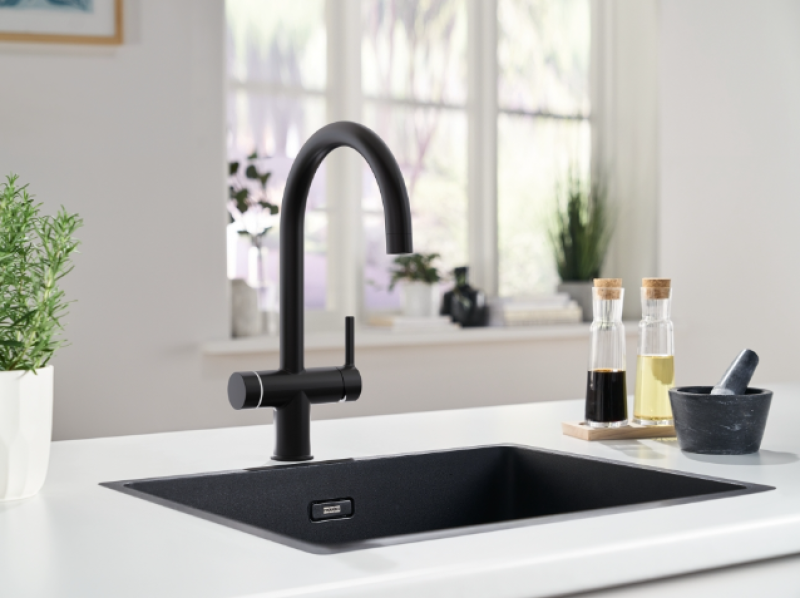 Franke Maris vodní hub 7L boiler 3-1 s dotykovou elektronickou kohoutkem na vařící vodu matná černá 160.0713.604