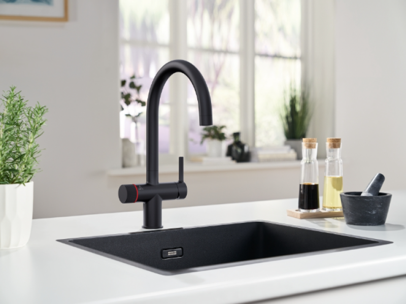 Franke Maris vodní hub 4L boiler 3-1 s Twist mechanickou kohoutkem na vařící vodu matná černá s bypassem waterhub 1208967862