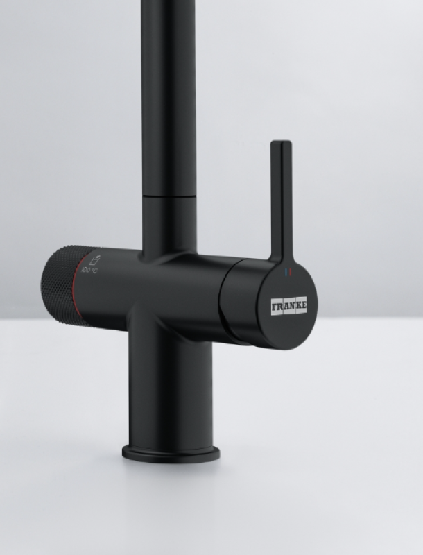 Franke Maris vodní hub 4L boiler 3-1 s Twist mechanickou kohoutkem na vařící vodu matná černá s bypassem waterhub 1208967862